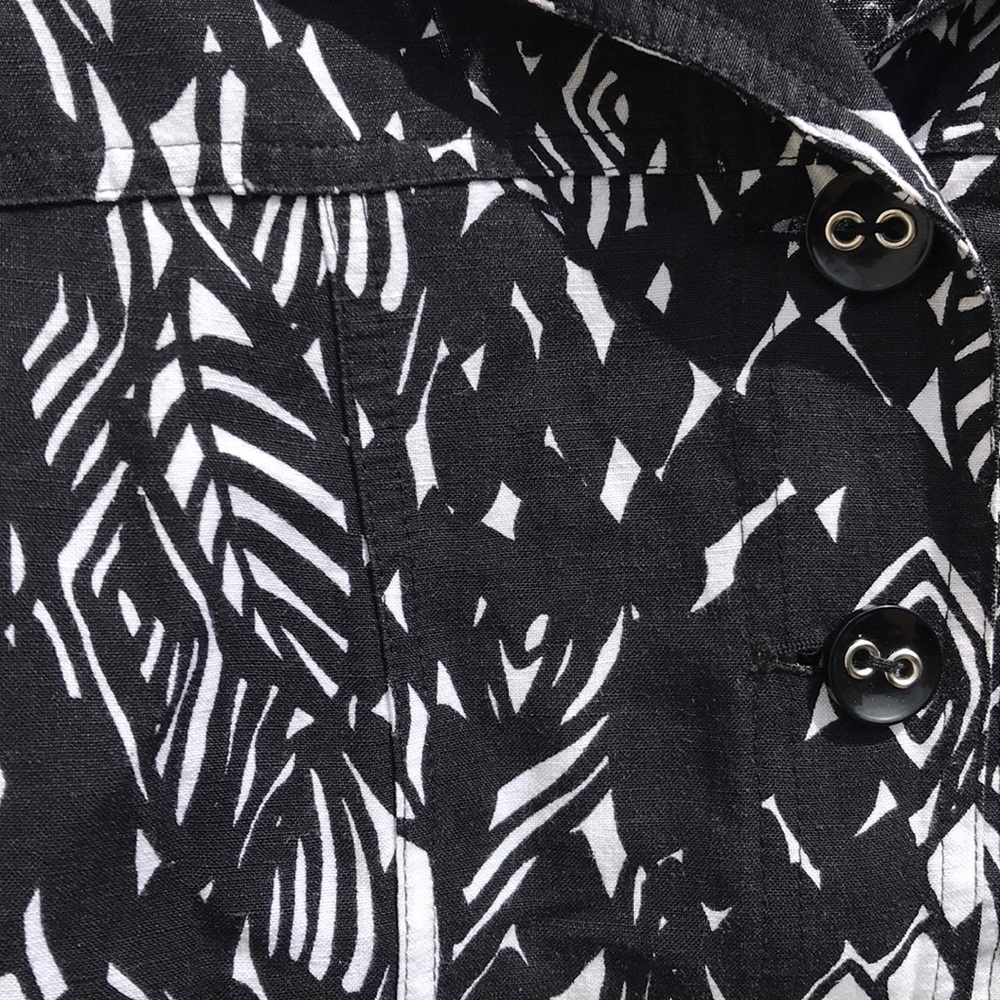 East 5Th Black 3/4 Sleeve blazer MP - Picture 7 of 8